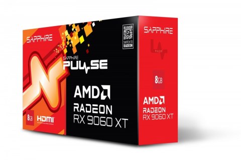Karta graficzna Radeon RX 9060 XT PULSE 8GB GDDR6 128bit DP/2HDMI Karta graficzna Radeon RX 9060 XT PULSE 8GB GDDR6 128bit DP/2HDMI