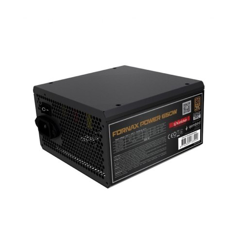Zasilacz komputerowy Fornax Power 750W 80+Bronze aktywny PFC 120mm wentylator 10-pak Zasilacz komputerowy Fornax Power 750W 80+Bronze aktywny PFC 120mm wentylator 10-pak