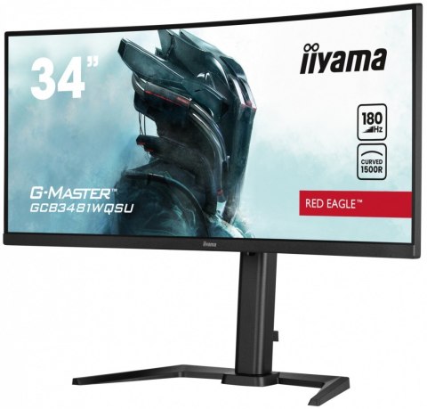 Monitor 34 cale GCB3481WQSU-B1 VA, UWQHD, 180HZ, 0.3ms, 500cd Monitor 34 cale GCB3481WQSU-B1 VA, UWQHD, 180HZ, 0.3ms, 500cd