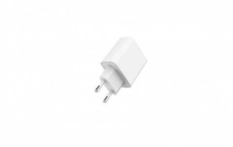 Ładowarka PowerDelivery USB-A USB-C 20W Biała Ładowarka PowerDelivery USB-A USB-C 20W Biała