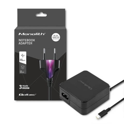 Zasilacz sieciowy 65W | 5-20.3V | 2-3.25A | USB typ C | PD Zasilacz sieciowy 65W | 5-20.3V | 2-3.25A | USB typ C | PD