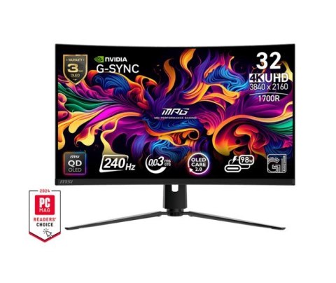 Monitor MPG 321CURX QD-OLED/31.5 cala/LED/UHD/Curv/240/Black Monitor MPG 321CURX QD-OLED/31.5 cala/LED/UHD/Curv/240/Black