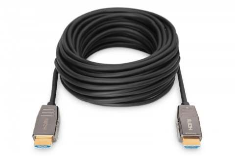 Kabel połączeniowy hybrydowy AOC HDMI 2.1 Ultra High Speed 8K/60Hz UHD HDMI A/HDMI A M/M 30m Czarny Kabel połączeniowy hybrydowy AOC HDMI 2.1 Ultra High Speed 8K/60Hz UHD HDMI A/HDMI A M/M 30m Czarny