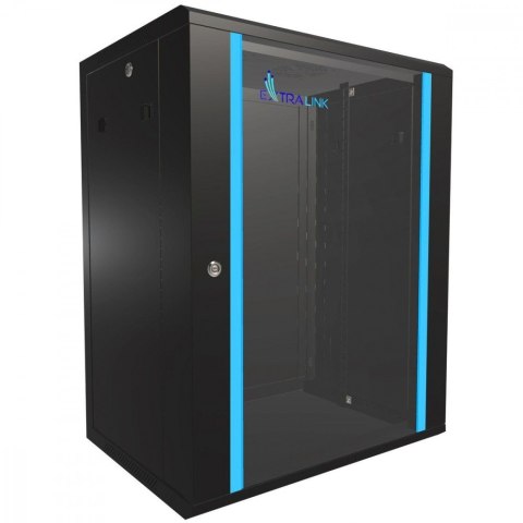 Szafa rack 15U 600x450mm czarna wisząca Szafa rack 15U 600x450mm czarna wisząca