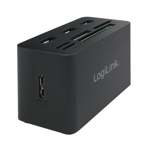 Hub USB 3.0, 3 porty, z czytnikiem kart pamięci Hub USB 3.0, 3 porty, z czytnikiem kart pamięci