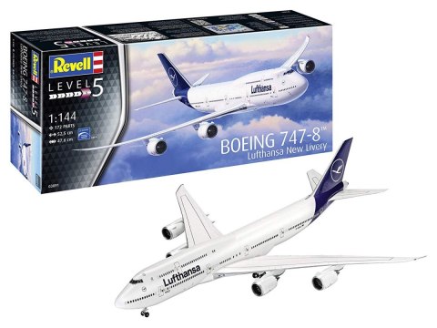 Model plastikowy Boeing 747-8 Lufthansa nowy Model plastikowy Boeing 747-8 Lufthansa nowy
