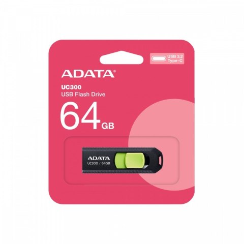 Pendrive UC300 64GB USB3.2-C Gen1 czarny Pendrive UC300 64GB USB3.2-C Gen1 czarny