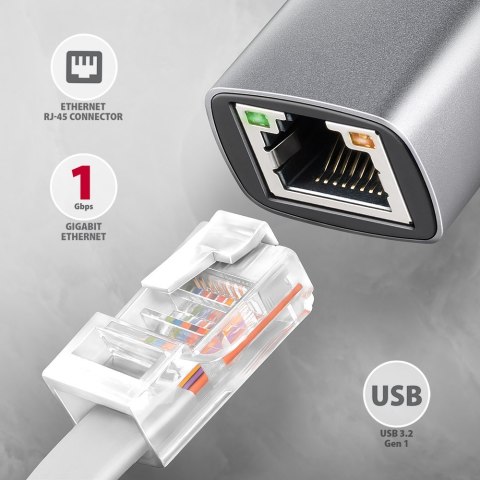 ADE-TXPD Karta sieciowa Gigabit Ethernet adapter, USB-C 3.2 Gen 1, instalacja automatyczna, Asix AX8817, PD 100W ADE-TXPD Karta sieciowa Gigabit Ethernet adapter, USB-C 3.2 Gen 1, instalacja automatyczna, Asix AX8817, PD 100W