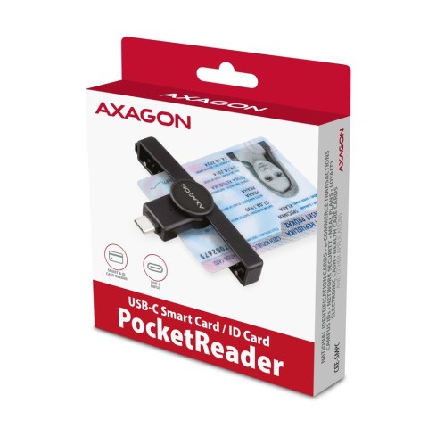 CRE-SMPC Czytnik kart identyfikacyjnych PocketReader USB-C CRE-SMPC Czytnik kart identyfikacyjnych PocketReader USB-C