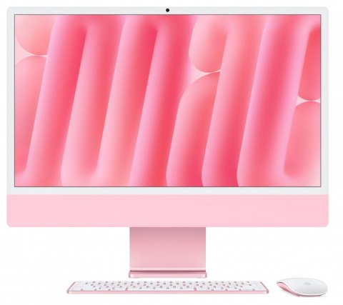 IMac 24 cale: M4 8/8, 16GB, 256GB SSD - Różowy IMac 24 cale: M4 8/8, 16GB, 256GB SSD - Różowy