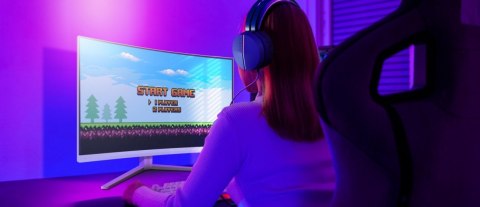Monitor 31.5 cala 32M2C5501 Curved VA 180Hz HDMIx2 DP HAS Ambiglow Monitor 31.5 cala 32M2C5501 Curved VA 180Hz HDMIx2 DP HAS Ambiglow