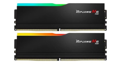 Pamięć PC DDR5 96GB (2x48GB) Ripjaws M5 RGB 6000MHz CL30-36 Czarny Pamięć PC DDR5 96GB (2x48GB) Ripjaws M5 RGB 6000MHz CL30-36 Czarny