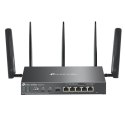 Brama sieciowa gigabitowa Omada 4G+ Cat6 AX3000 VPN with 4-Port PoE+PORT: 1× Gigabit SFP WAN/LAN Port, 1× Gigabit RJ45 WAN Port,