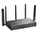 Brama sieciowa gigabitowa Omada 4G+ Cat6 AX3000 VPN with 4-Port PoE+PORT: 1× Gigabit SFP WAN/LAN Port, 1× Gigabit RJ45 WAN Port,