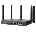 Brama sieciowa gigabitowa Omada 4G+ Cat6 AX3000 VPN with 4-Port PoE+PORT: 1× Gigabit SFP WAN/LAN Port, 1× Gigabit RJ45 WAN Port,