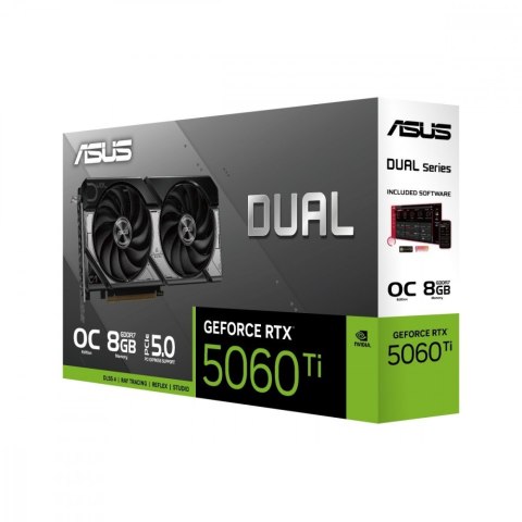 Karta graficzna GeForce RTX 5060 Ti Dual OC 8GB GDDR7 128BIT 3DP/HDMI Karta graficzna GeForce RTX 5060 Ti Dual OC 8GB GDDR7 128BIT 3DP/HDMI