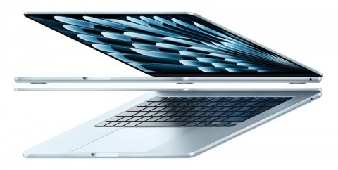 MacBook Air 15.3 cala: M4 10/10, 24GB, 512GB - Błękitny MacBook Air 15.3 cala: M4 10/10, 24GB, 512GB - Błękitny