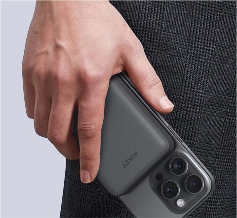 PB-MS04 Gray Qi2 PowerBank | 10000mAh | 20W | MagSafe PD PB-MS04 Gray Qi2 PowerBank | 10000mAh | 20W | MagSafe PD