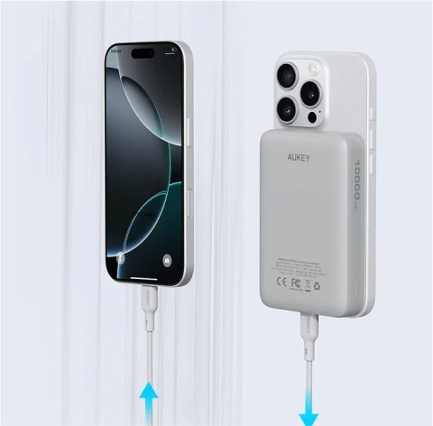 PB-MS04 White Qi2 PowerBank | 10000mAh | 20W | MagSafe PD PB-MS04 White Qi2 PowerBank | 10000mAh | 20W | MagSafe PD