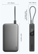 PB-Y48 PowerBank | 20000mAh | 130W | 4xUSB | LED | PPS | kabel USB-C