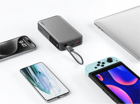 PB-Y48 PowerBank | 20000mAh | 130W | 4xUSB | LED | PPS | kabel USB-C PB-Y48 PowerBank | 20000mAh | 130W | 4xUSB | LED | PPS | kabel USB-C