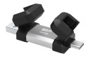 Pendrive C51 64GB USB-A USB-C 120 MB/s srebrny