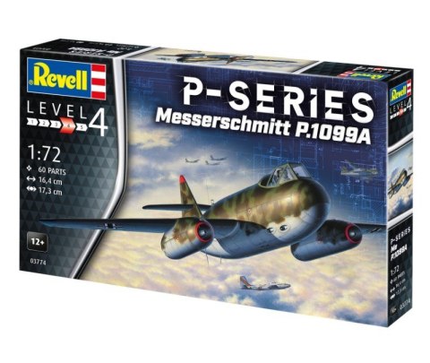 Model plastikowy Samolot Messerschmitt P.1099A-P-SER 1/72 Model plastikowy Samolot Messerschmitt P.1099A-P-SER 1/72