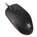 Mysz przewodowa AZORA MB-241 1200 DPI czarna podświetlana