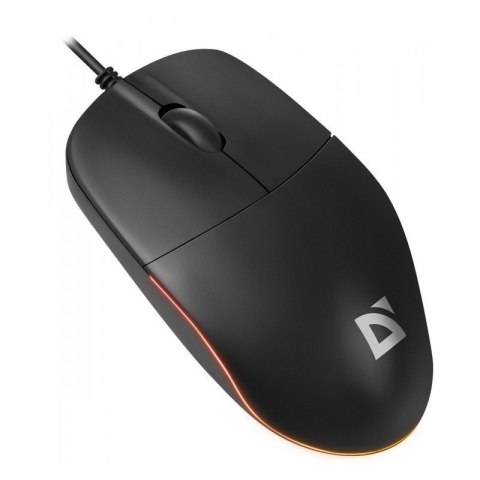 Mysz przewodowa AZORA MB-241 1200 DPI czarna podświetlana Mysz przewodowa AZORA MB-241 1200 DPI czarna podświetlana