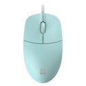 Mysz przewodowa AZORA MB-241 1200 DPI miętowa podświetlenie