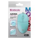Mysz przewodowa AZORA MB-241 1200 DPI miętowa podświetlenie