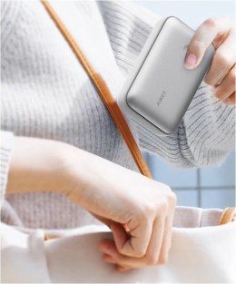 PB-Y57 White Mini PowerBank | 20000mAh | 22.5W | 2xUSB | PD 3.0 QC 3.0 LED