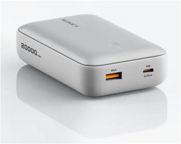 PB-Y57 White Mini PowerBank | 20000mAh | 22.5W | 2xUSB | PD 3.0 QC 3.0 LED PB-Y57 White Mini PowerBank | 20000mAh | 22.5W | 2xUSB | PD 3.0 QC 3.0 LED