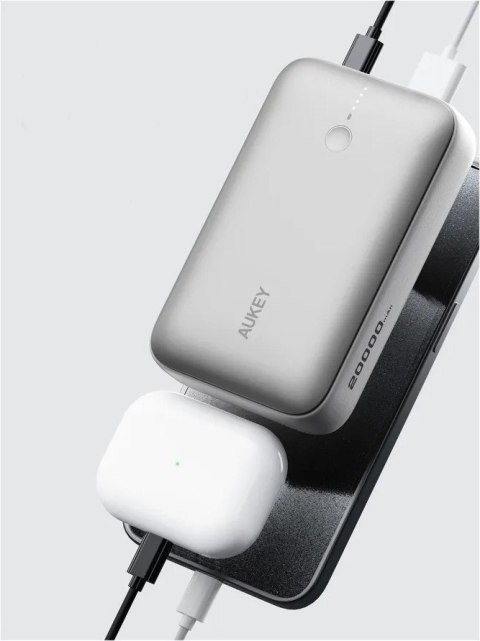 PB-Y57 White Mini PowerBank | 20000mAh | 22.5W | 2xUSB | PD 3.0 QC 3.0 LED PB-Y57 White Mini PowerBank | 20000mAh | 22.5W | 2xUSB | PD 3.0 QC 3.0 LED