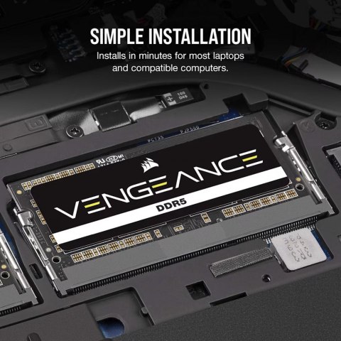 Pamięć DDR5 Vengeance 32GB/5600 (2*16) CL48 Pamięć DDR5 Vengeance 32GB/5600 (2*16) CL48