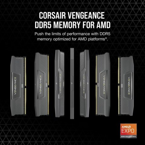 Pamięć DDR5 Vengeance 48GB/6000 (2*24GB) CL30 AMD EXPO & Intel XMP Pamięć DDR5 Vengeance 48GB/6000 (2*24GB) CL30 AMD EXPO & Intel XMP