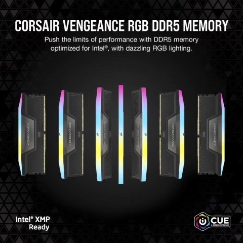 Pamięć DDR5 Vengeance RGB 48GB/6400 (2x24GB) CL36 Pamięć DDR5 Vengeance RGB 48GB/6400 (2x24GB) CL36