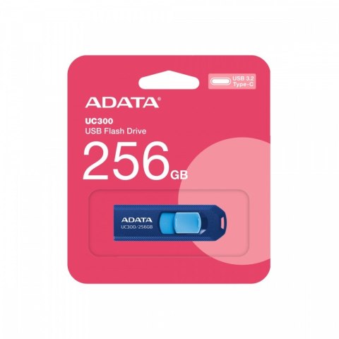 Pendrive UC300 256GB USB3.2-C Gen1 niebieski Pendrive UC300 256GB USB3.2-C Gen1 niebieski