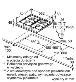 Płyta gazowa PCH6A5I90 Flame Select WOK