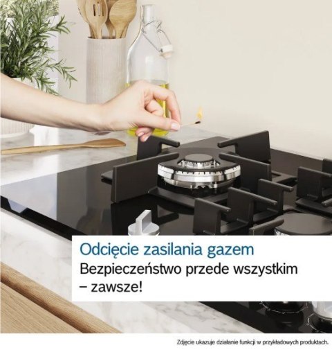 Płyta gazowa inox PBP6B5K80 Płyta gazowa inox PBP6B5K80