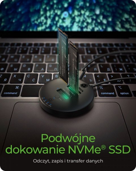 Stacja klonująca+dockująca dla 2xNVMe M.2SSD IB-1612MCL-C31 Stacja klonująca+dockująca dla 2xNVMe M.2SSD IB-1612MCL-C31