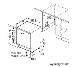 Zmywarka SMV25AX07F