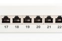 Patch panel 19" 24 porty, kat.6, S/FTP, 1U, wspornik kablowy, szary (kompletny) Patch panel 19" 24 porty, kat.6, S/FTP, 1U, wspornik kablowy, szary (kompletny)