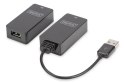 Przedłużacz/Extender USB 1.1 po skrętce Cat.5e/6 UTP/SFP do 45m, czarny, 20cm Przedłużacz/Extender USB 1.1 po skrętce Cat.5e/6 UTP/SFP do 45m, czarny, 20cm