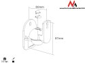 Uchwyt głośnikowy do kolumn MC-526 komplet 2 szt 3.5kg Uchwyt głośnikowy do kolumn MC-526 komplet 2 szt 3.5kg