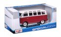 Model metalowy Volkswagen Samba biało-czerwiny Model metalowy Volkswagen Samba biało-czerwiny