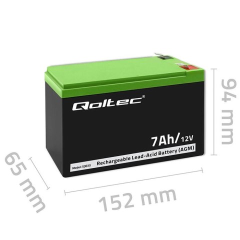 Akumulator żelowy | 12V | 7Ah | max.72A | AGM Akumulator żelowy | 12V | 7Ah | max.72A | AGM