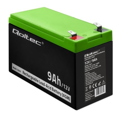 Akumulator żelowy | 12V | 9Ah | max.90A | AGM Akumulator żelowy | 12V | 9Ah | max.90A | AGM