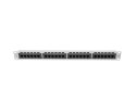 Patch Panel 24 Port 1U Kat.6 szary