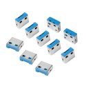 Blokada portów USB x10 bez klucza Blokada portów USB x10 bez klucza